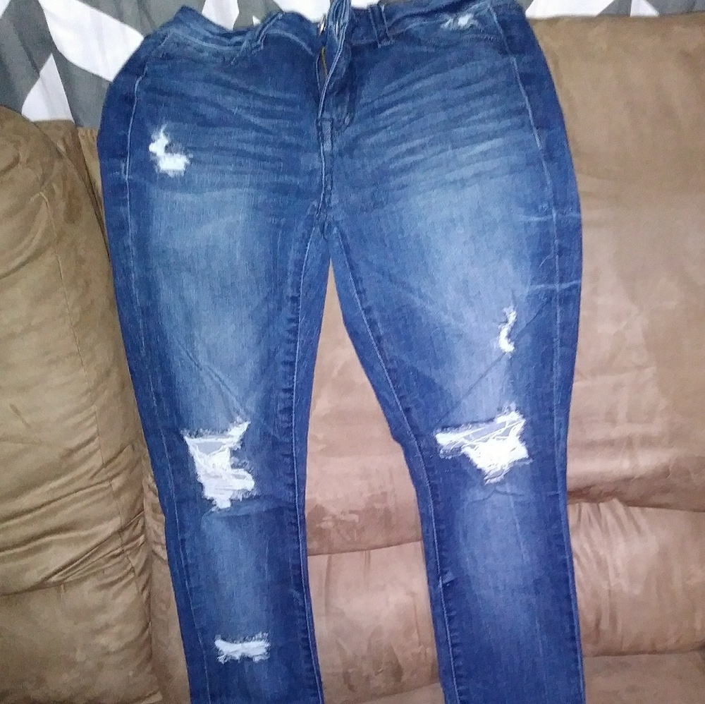 Refuge skinny distressed jeans